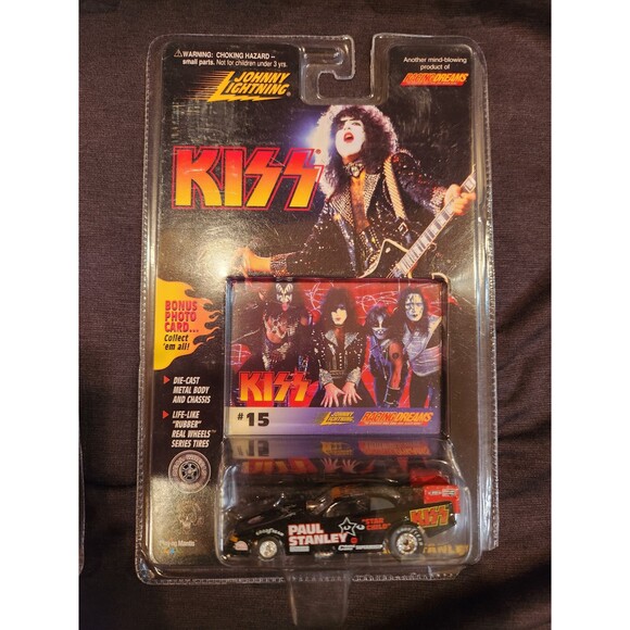 Vintage KISS Johnny Lightning Dragster Cars LOT OF 5 In Box 1997 Rare Toys - Picture 6 of 12